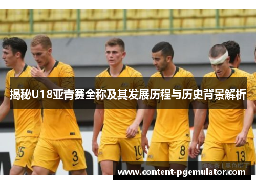 揭秘U18亚青赛全称及其发展历程与历史背景解析
