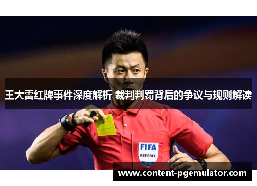 王大雷红牌事件深度解析 裁判判罚背后的争议与规则解读